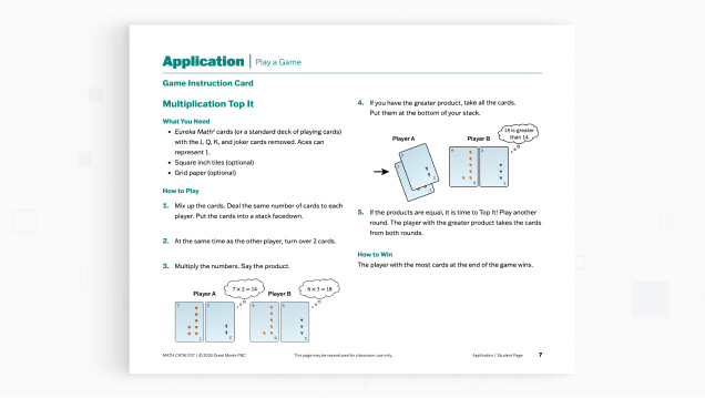 Math Catalyst game sample