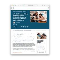 Wit & Wisdom - Efficacy Study