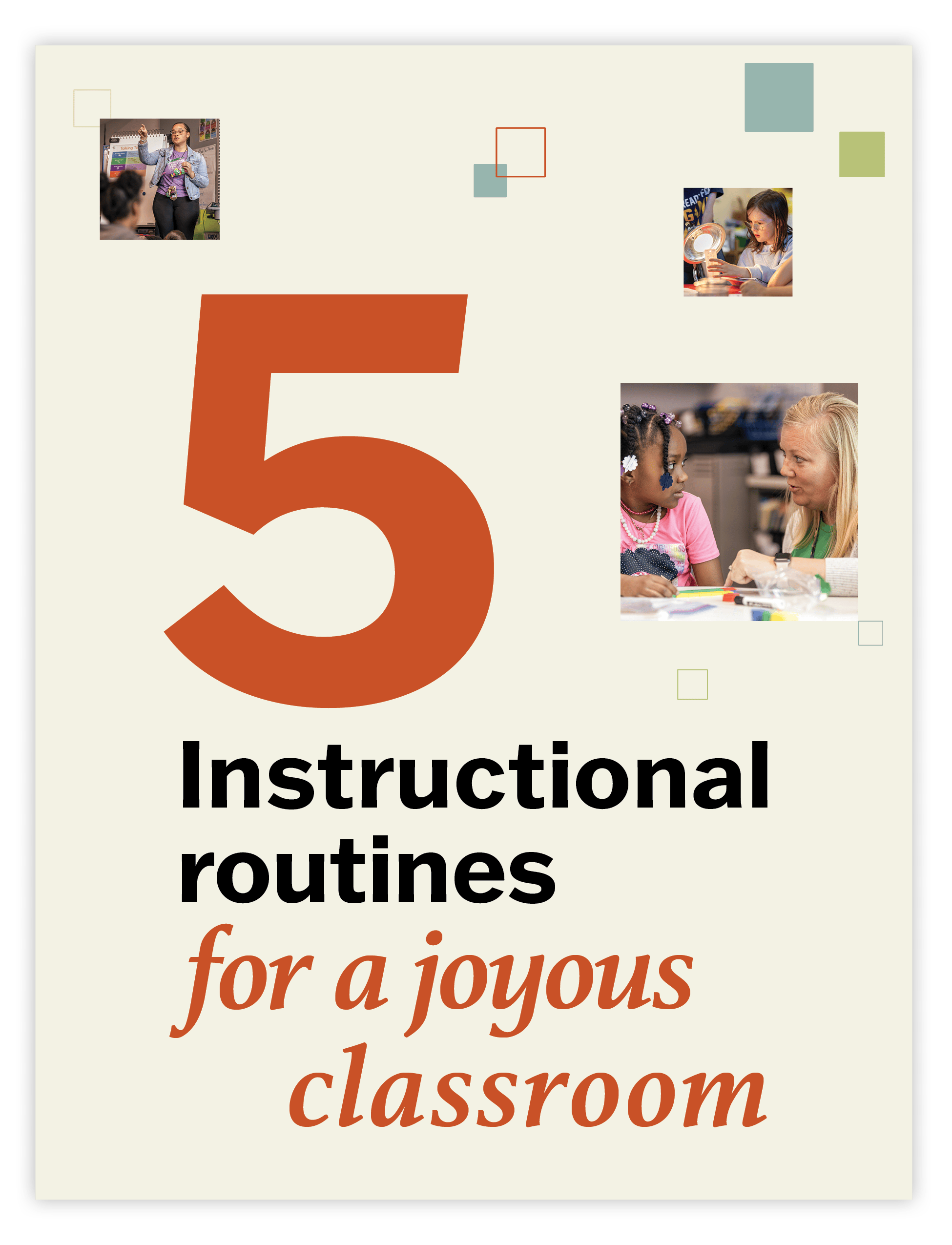 Free Guide | 5 Instructional Routines for a Joyous Classroom