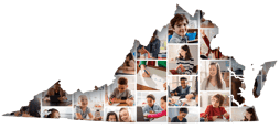 Virginia - State Outline with Student Photo Grid_NEW-1